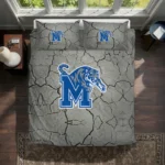 Memphis Tigers Cracked Texture Bedding Set Best Selling