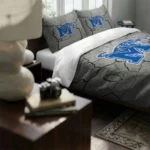 Memphis Tigers Cracked Texture Bedding Set Best Selling