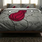 Miami Heat Cracked Texture Bedding Set Best Selling