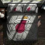 Miami Heat Cracked Texture Bedding Set Best Selling