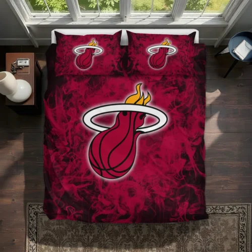 Miami Heat Red Mist Bedding Set Best Selling