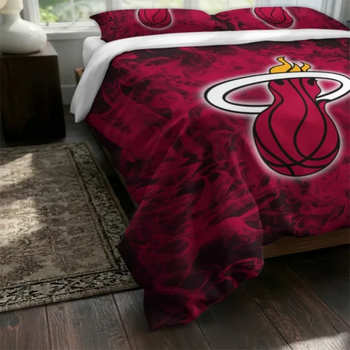 Miami Heat Red Mist Bedding Set Fashion Forward