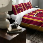 Miami Heat Stripe Style Bedding Set Best Selling