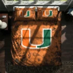 Miami Hurricanes Red Mist Bedding Set Best Selling