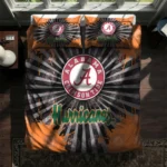 Miami Hurricanes Sunburst Splatter Bedding Set Best Selling