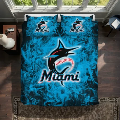 Miami Marlins Red Mist Bedding Set Best Selling