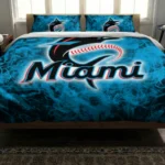 Miami Marlins Red Mist Bedding Set Best Selling