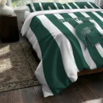 Michigan State Spartans Stripe Style Bedding Set Best Selling