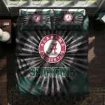 Michigan State Spartans Sunburst Splatter Bedding Set Best Selling