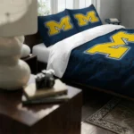 Michigan Wolverines Red Mist Bedding Set Best Selling