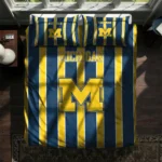 Michigan Wolverines Stripe Style Bedding Set Best Selling