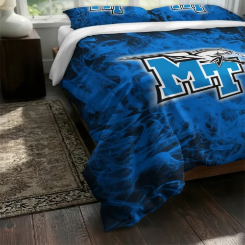 Middle Tennessee Blue Raiders Red Mist Bedding Set Fashion Forward