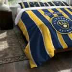 Milwaukee Brewers Stripe Style Bedding Set Best Selling