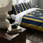Milwaukee Brewers Stripe Style Bedding Set Best Selling