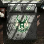 Milwaukee Bucks Cracked Texture Bedding Set Best Selling