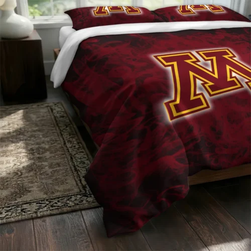 Minnesota Golden Gophers Red Mist Bedding Set Fashion Forward
