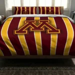 Minnesota Golden Gophers Stripe Style Bedding Set Best Selling