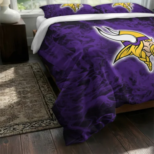 Minnesota Vikings Red Mist Bedding Set Fashion Forward