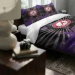 Minnesota Vikings Sunburst Splatter Bedding Set Best Selling