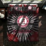 Mississippi State Bulldogs Sunburst Splatter Bedding Set Best Selling