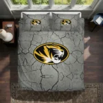 Missouri Tigers Cracked Texture Bedding Set Best Selling
