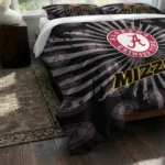 Missouri Tigers Sunburst Splatter Bedding Set Best Selling
