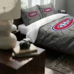 Montreal Canadiens Cracked Texture Bedding Set Best Selling