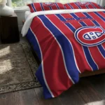 Montreal Canadiens Stripe Style Bedding Set Best Selling