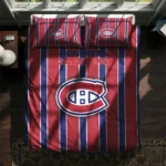 Montreal Canadiens Stripe Style Bedding Set Best Selling