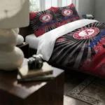 Montreal Canadiens Sunburst Splatter Bedding Set Best Selling