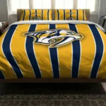 Nashville Predators Stripe Style Bedding Set Best Selling