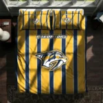Nashville Predators Stripe Style Bedding Set Best Selling