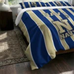 Navy Midshipmen Stripe Style Bedding Set Best Selling