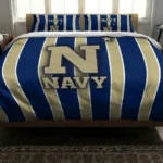 Navy Midshipmen Stripe Style Bedding Set Best Selling