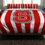 Nc State Wolfpack Stripe Style Bedding Set Best Selling