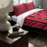 Nebraska Cornhuskers Stripe Style Bedding Set Best Selling