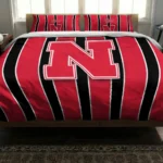 Nebraska Cornhuskers Stripe Style Bedding Set Best Selling