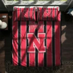 Nebraska Cornhuskers Stripe Style Bedding Set Best Selling