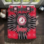 Nebraska Cornhuskers Sunburst Splatter Bedding Set Best Selling