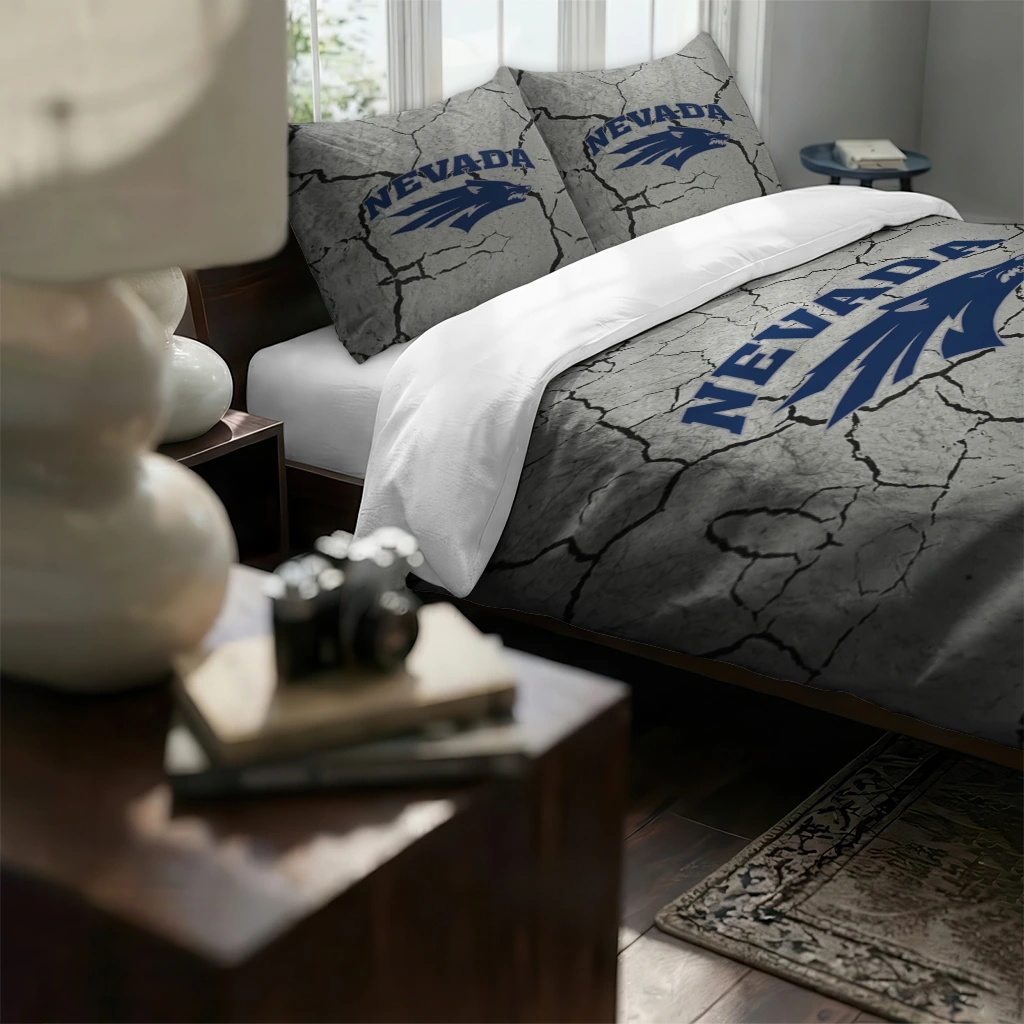 Nevada Wolf Pack Cracked Texture Bedding Set High Quality Nevada Wolf Pack Cracked Texture Bedding Set High Quality