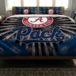 Nevada Wolf Pack Sunburst Splatter Bedding Set Best Selling