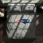 New England Patriots Cracked Texture Bedding Set Best Selling