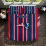 New England Patriots Stripe Style Bedding Set Best Selling