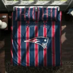 New England Patriots Stripe Style Bedding Set Best Selling
