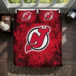New Jersey Devils Bedding Set - Red Mist Red Black 1 New Jersey Devils Red Mist Bedding Set Best Selling
