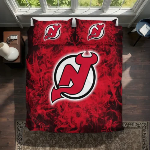 New Jersey Devils Red Mist Bedding Set Best Selling