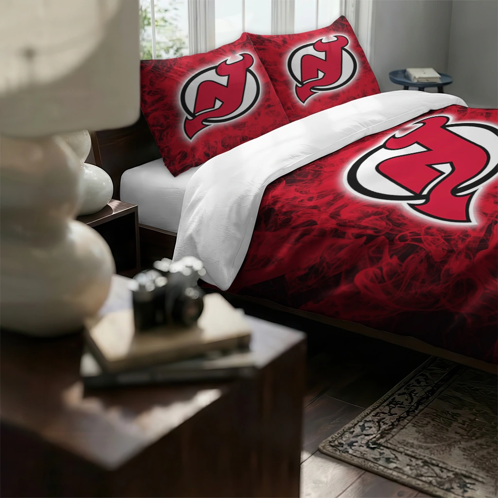 New Jersey Devils Red Mist Bedding Set High Quality New Jersey Devils Red Mist Bedding Set High Quality