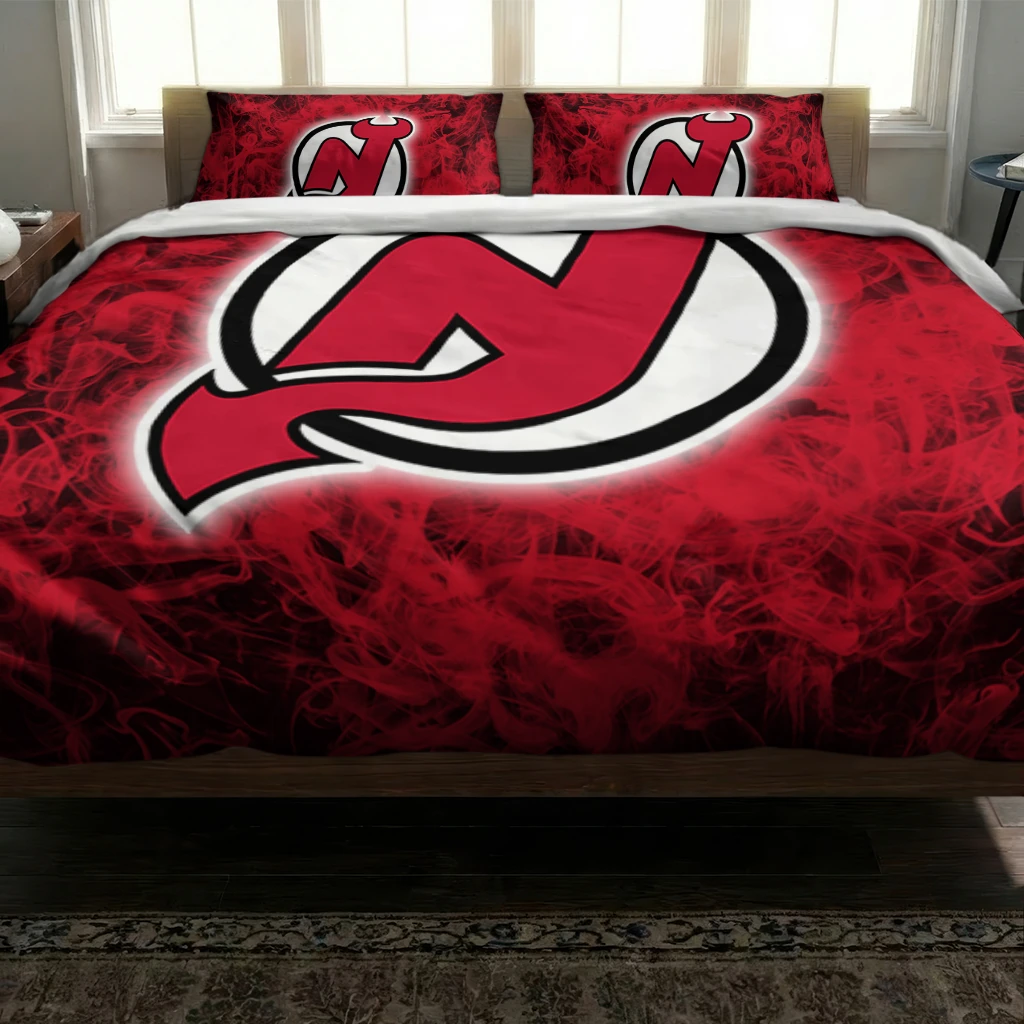 New Jersey Devils Red Mist Bedding Set Latest Model New Jersey Devils Red Mist Bedding Set Latest Model