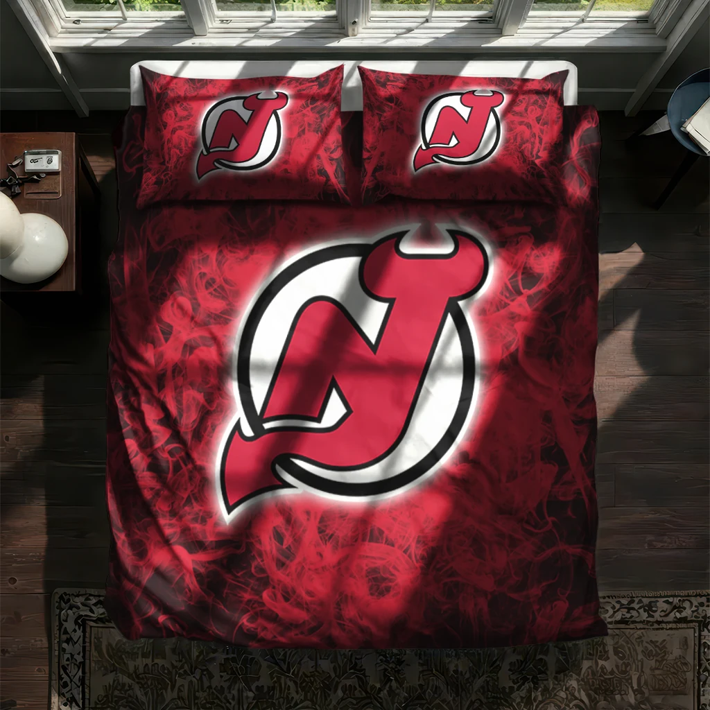 New Jersey Devils Red Mist Bedding Set New Arrival New Jersey Devils Red Mist Bedding Set New Arrival