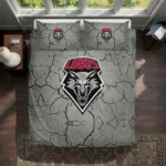 New Mexico Lobos Cracked Texture Bedding Set Best Selling